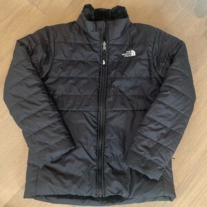The North Face Girls reversible jacket. Size L/14/16